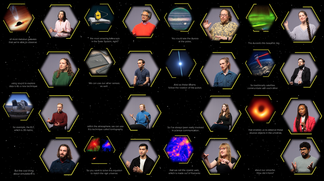 Stills from the Space Investigators film